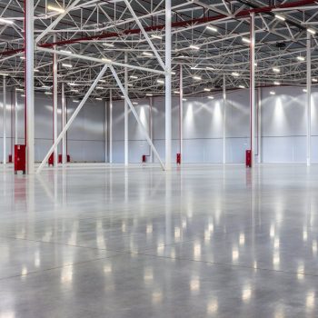 New Large modern empty warehouse